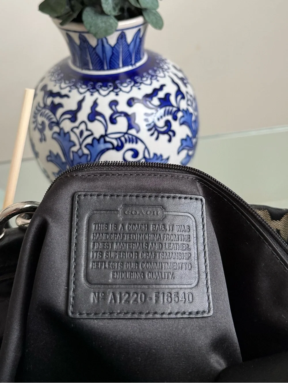 Vintage Coach Penelope Signature Carryall Bag